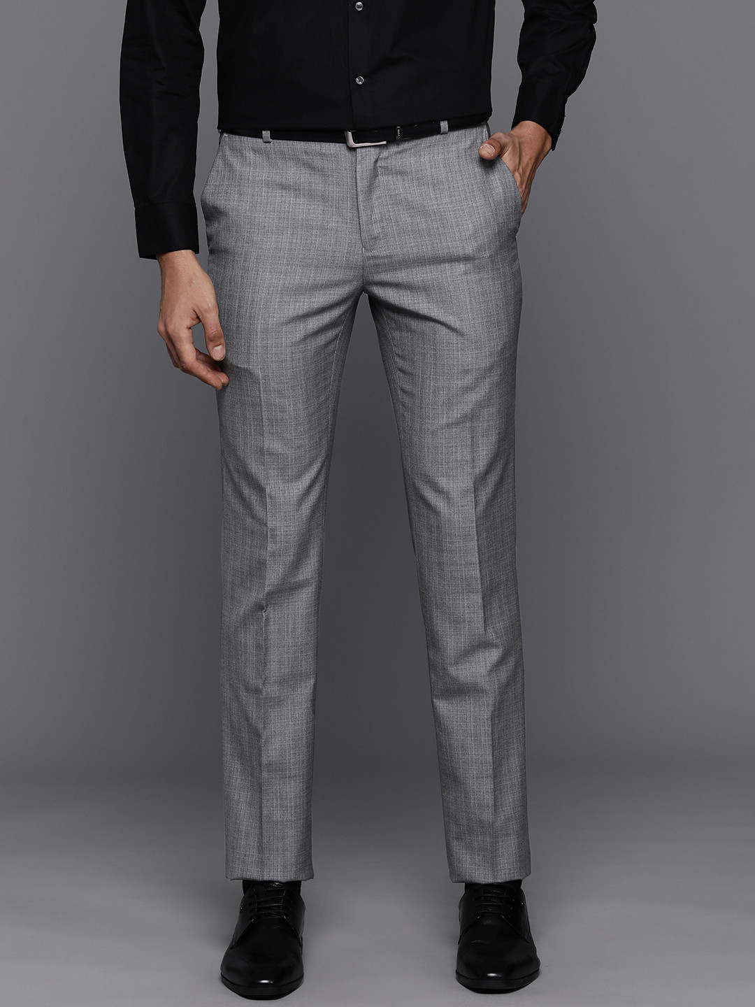 Raymond Men Slim Fit Formal Trousers