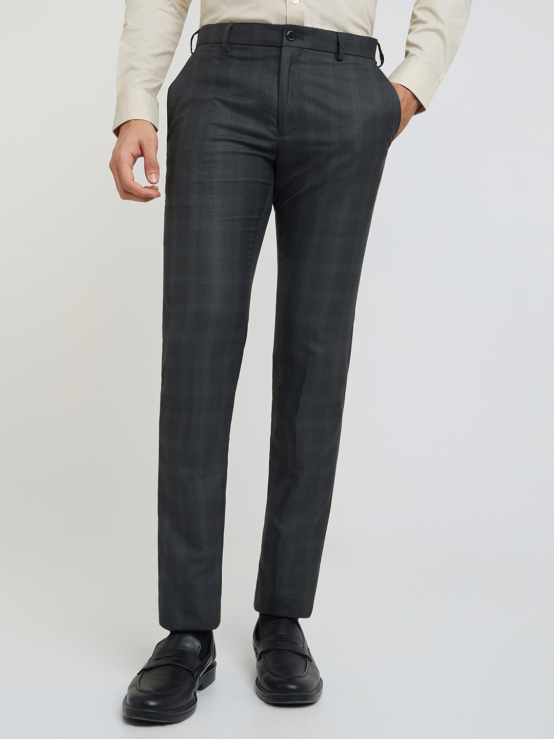 Raymond Men Slim Fit Formal Trousers