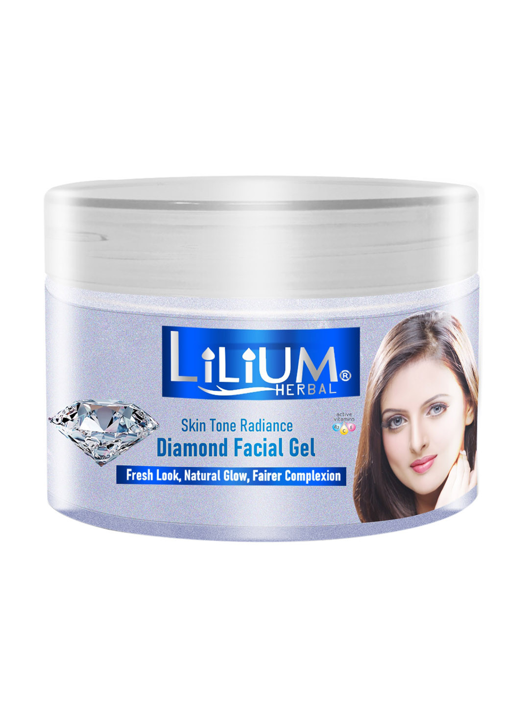 Lilium Skin Tone Radiance Diamond Facial Gel - 200ml