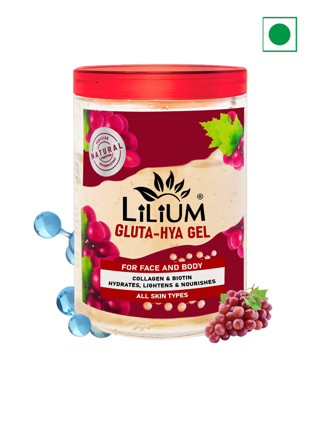 Radiant Glow Gluta Hya Massage Gel For Hydration - 500ml