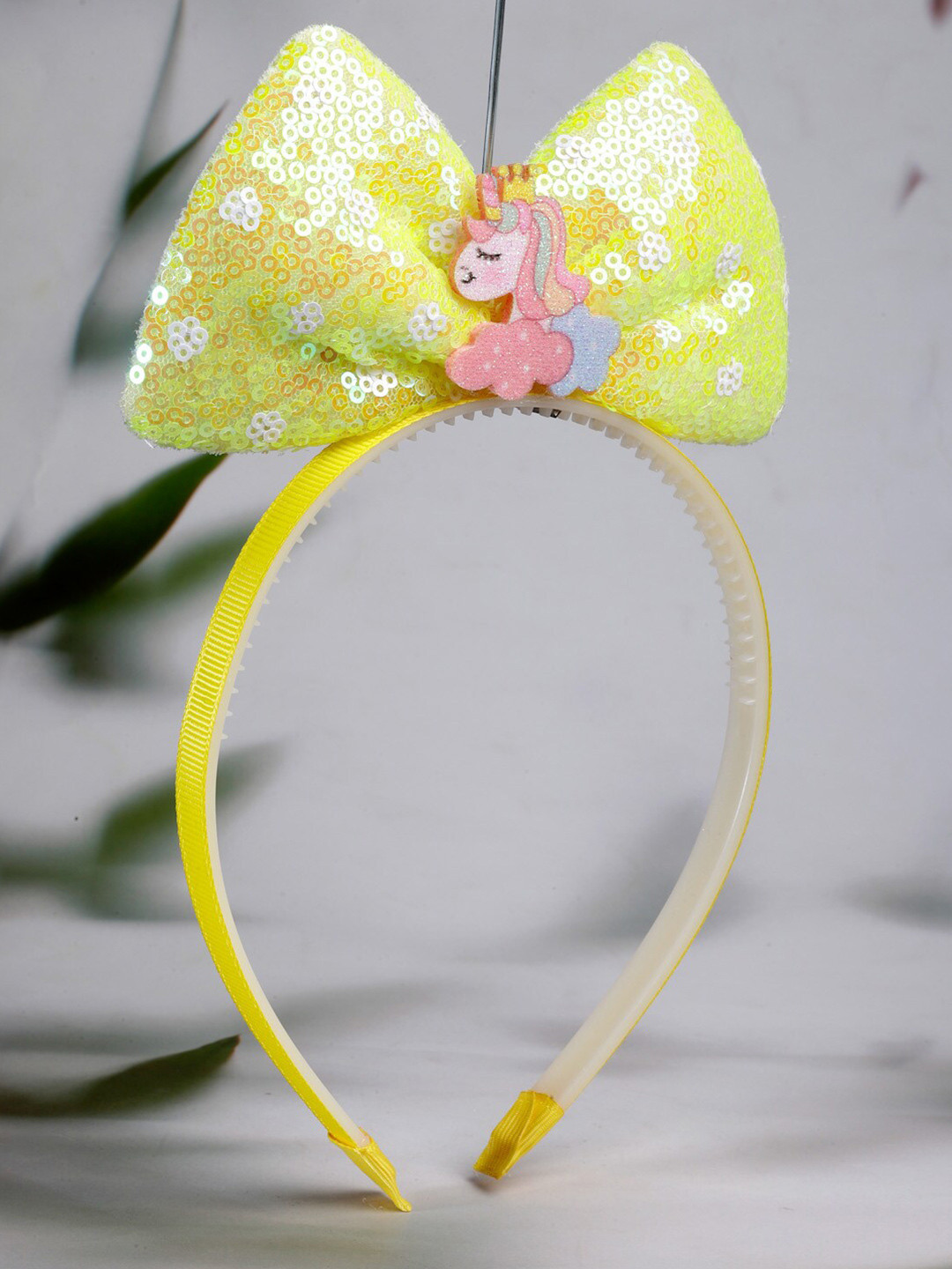 Stoln Girls Unicorn Bow with Sequin Hairband