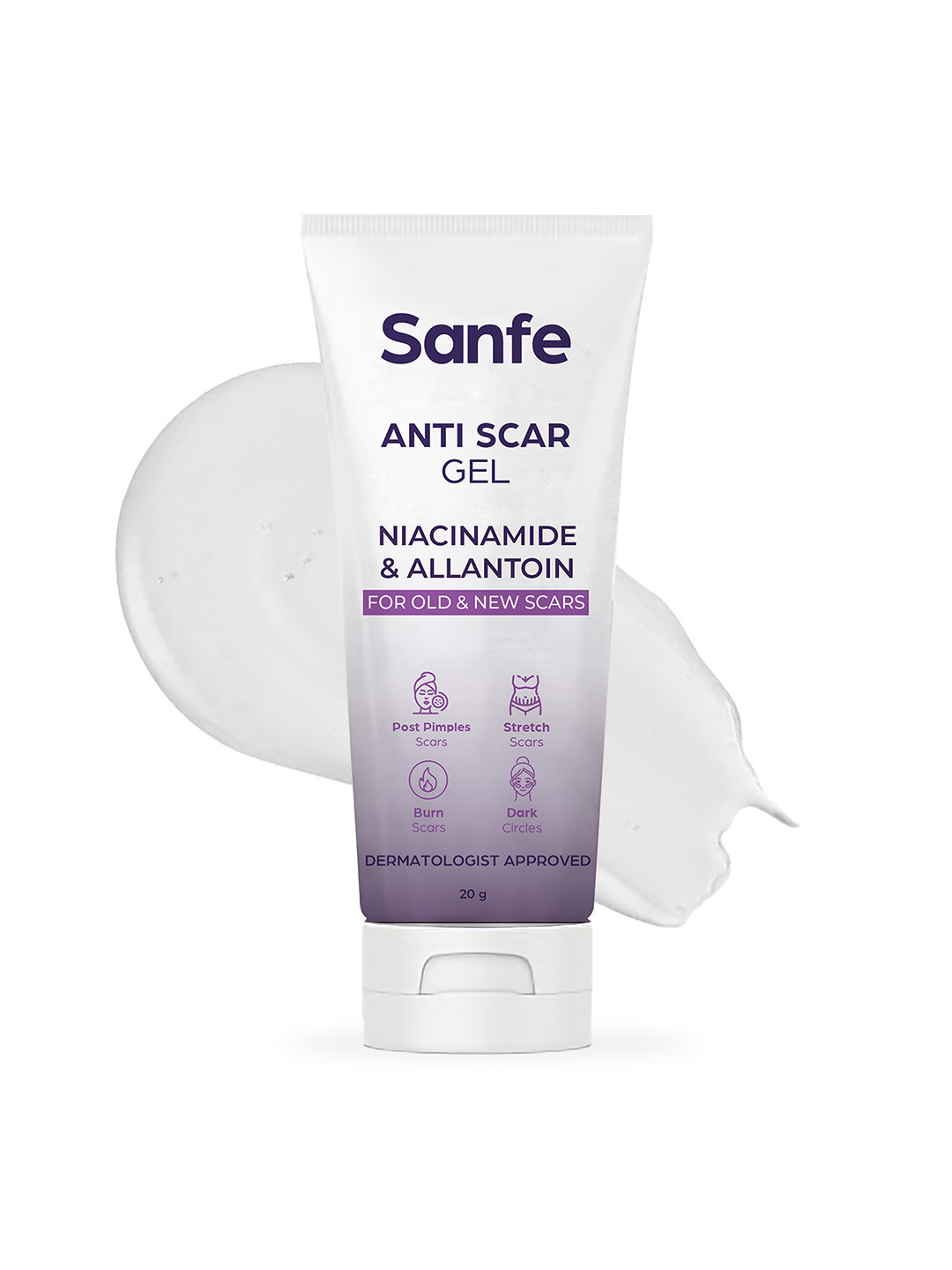 Sanfe Anti Scar Gel With Niacinamide & Allantoin - 20g