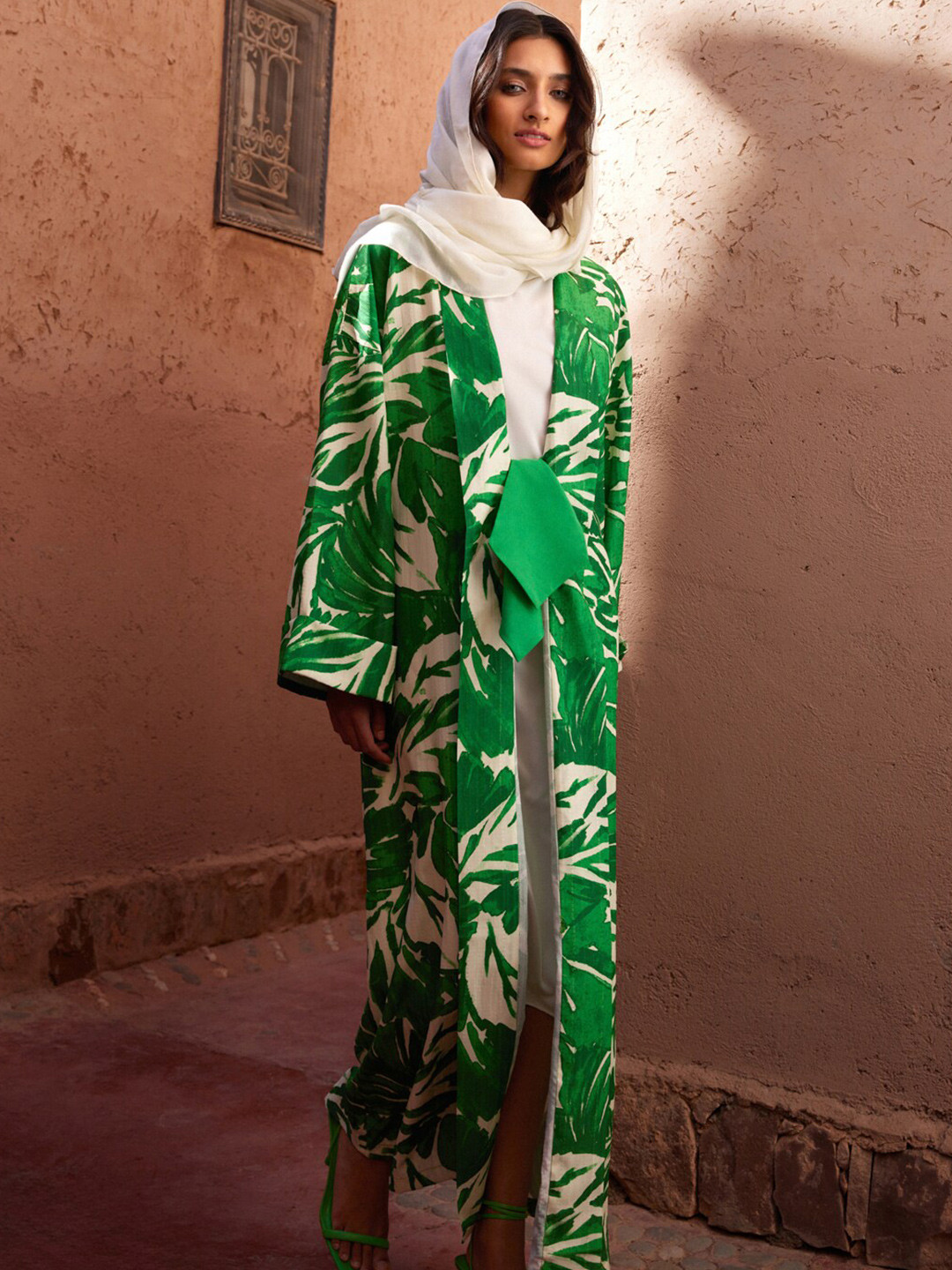 Trendyol Printed Long Sleeves Abaya