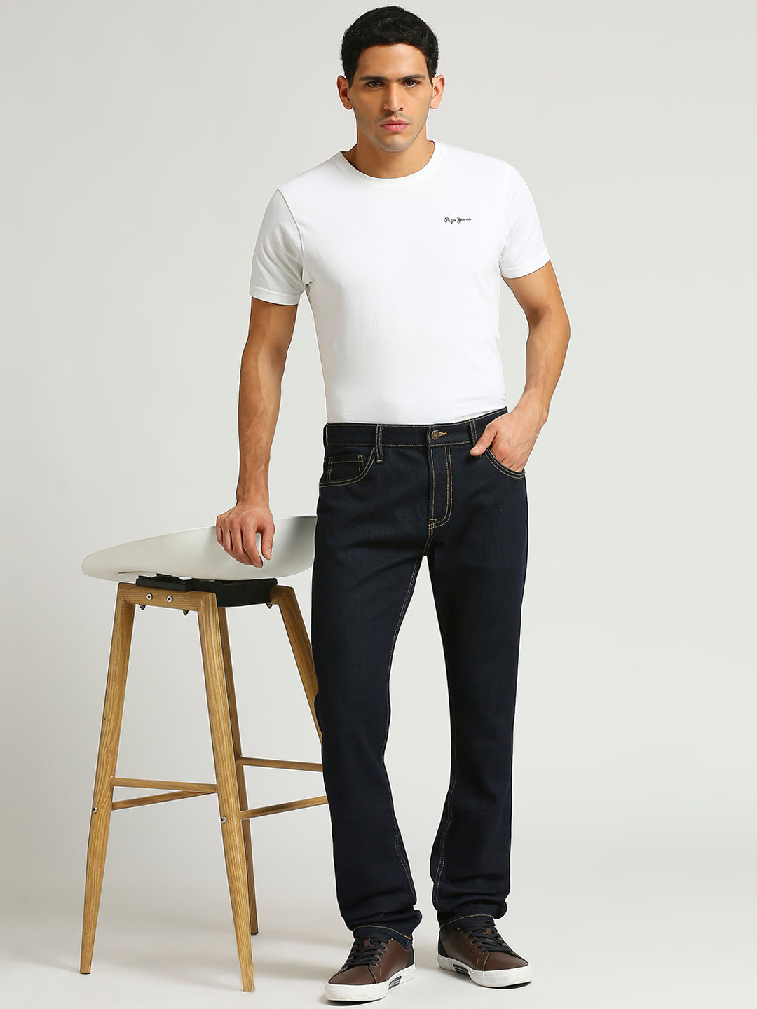 Pepe Jeans Men Vendie Straight Fit Stretchable Jeans