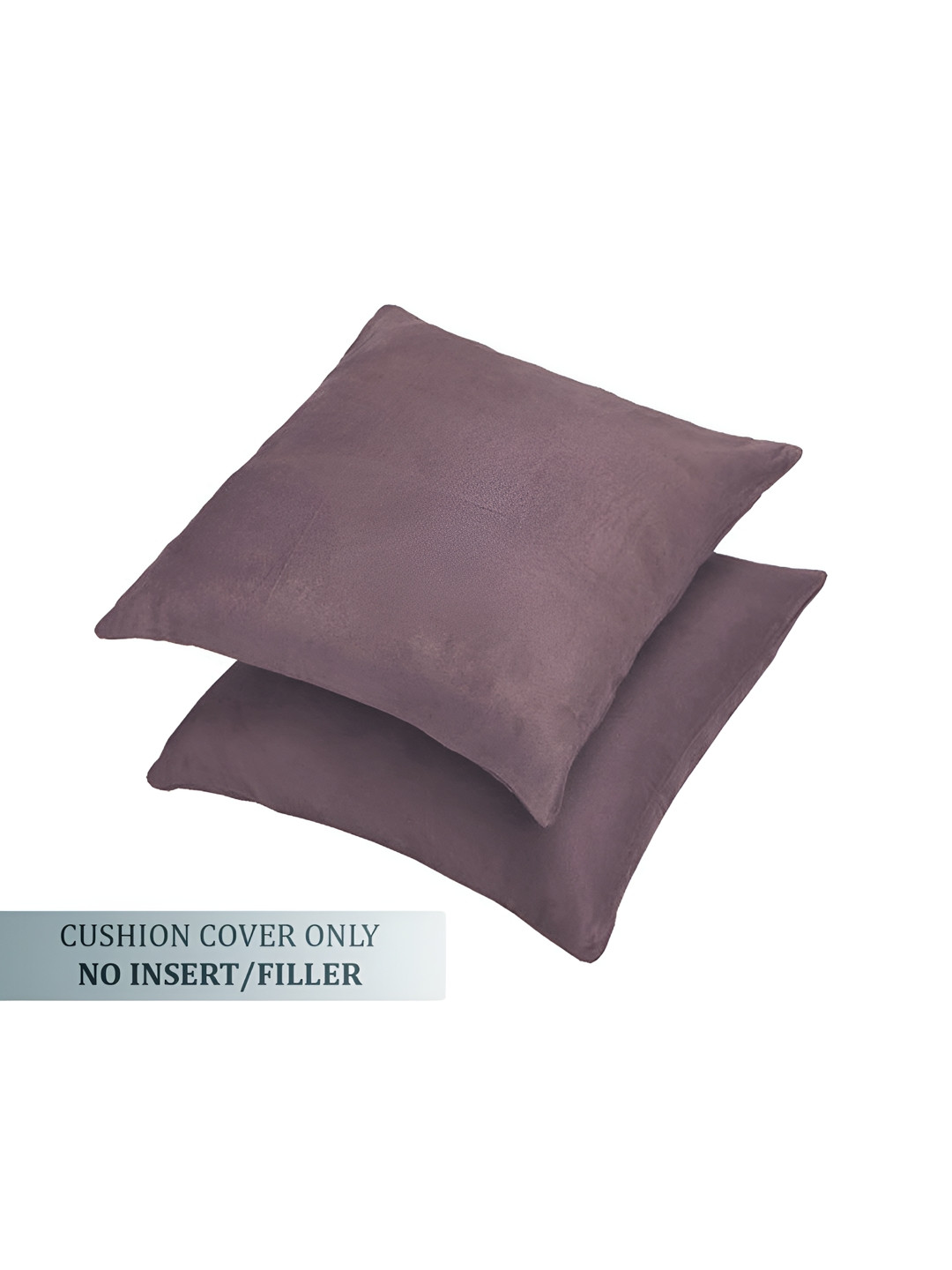 Aurave Burgundy Other Washable 2 Piece Square Cushion Covers - 17.7 x 17.7 Inches