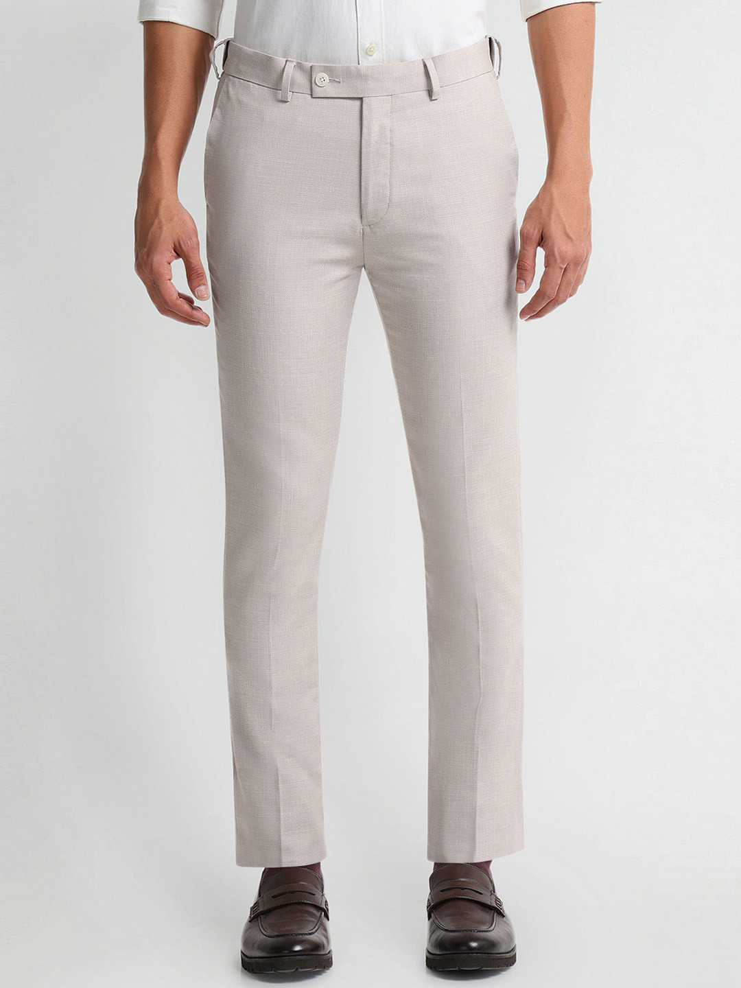 Arrow Mid-Rise Slim Fit Formal Trouser
