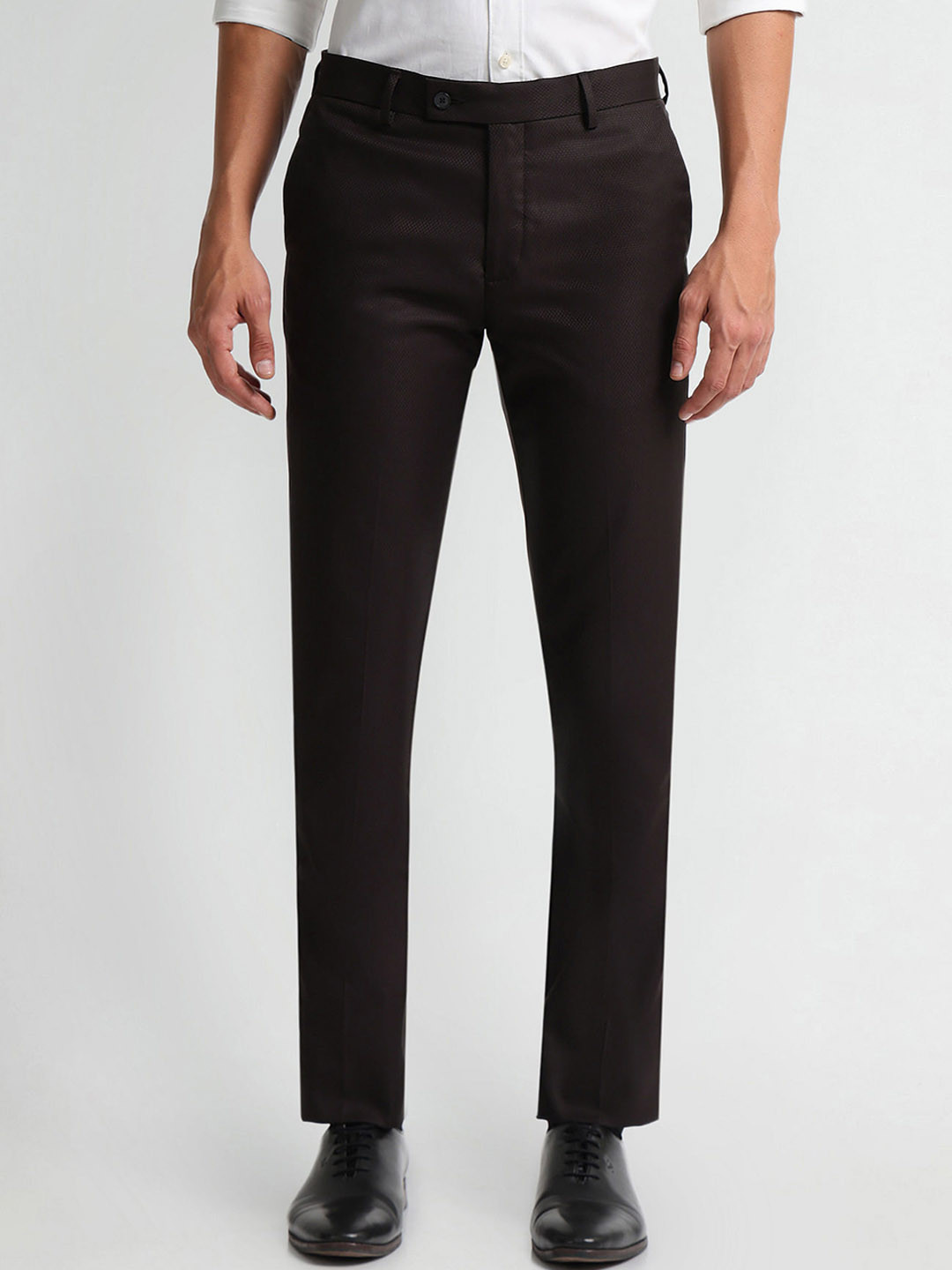 Arrow Tapered Fit Mid-Rise Formal Trousers