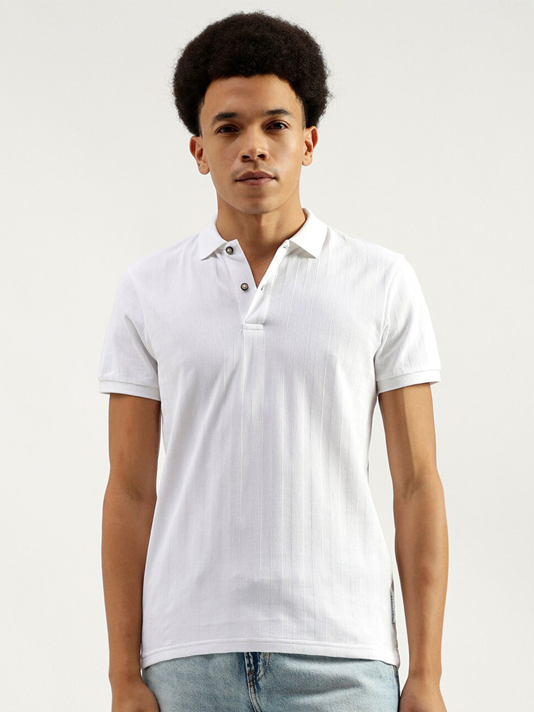 United Colors of Benetton Polo Collar Short Sleeves Pure Cotton T-shirt