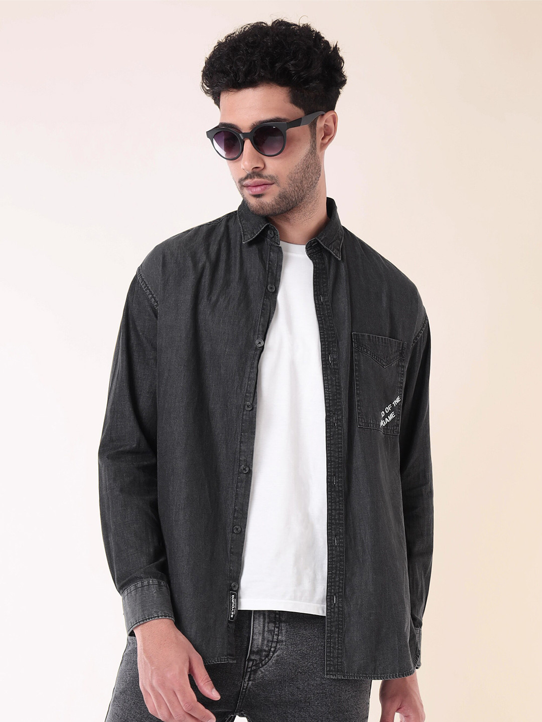 Beyoung Classic Denim Casual Shirt