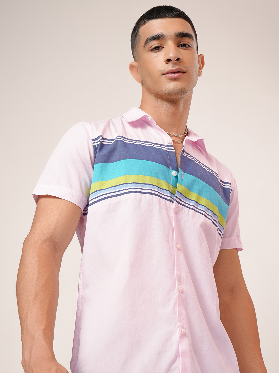 HIGHLANER Colourblocked Casual Shirt