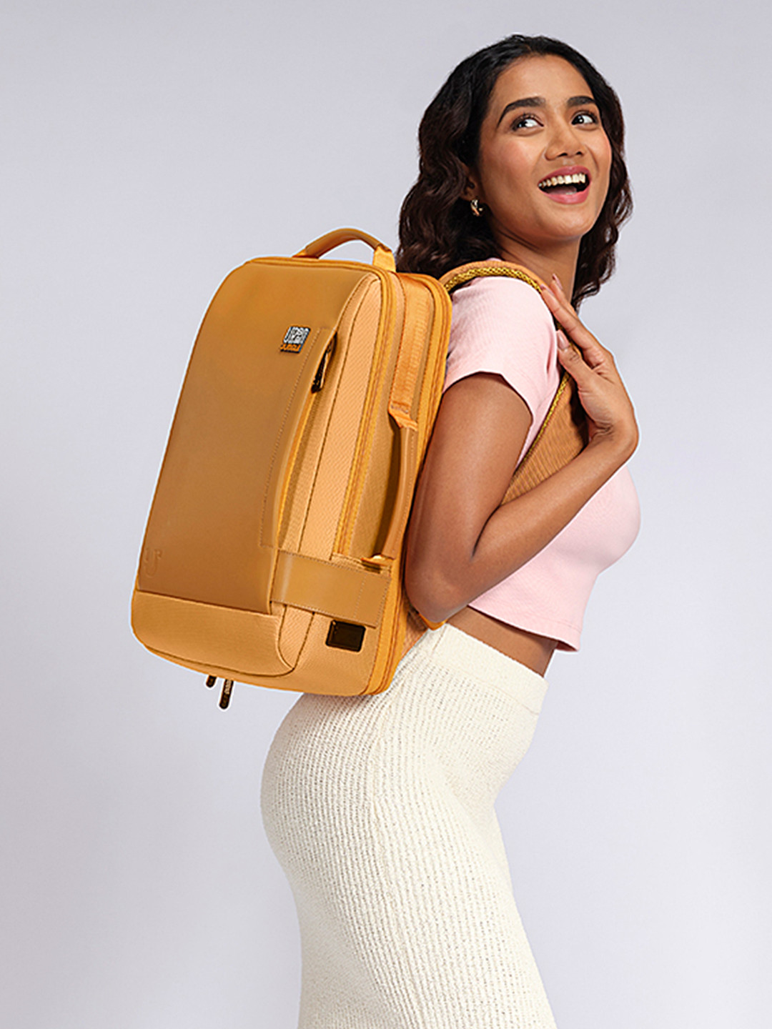 Urban Jungle by Safari By Safari Water-Resistant USB-Charging Laptop Backpack- 20 Liters