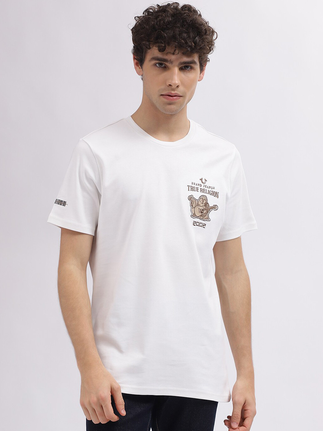 True Religion Embroidered Cotton T-shirt