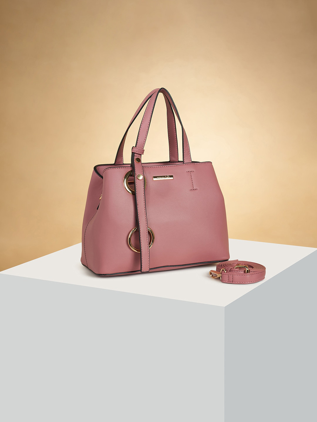 Forever Glam by Pantaloons Structured Handheld Bag