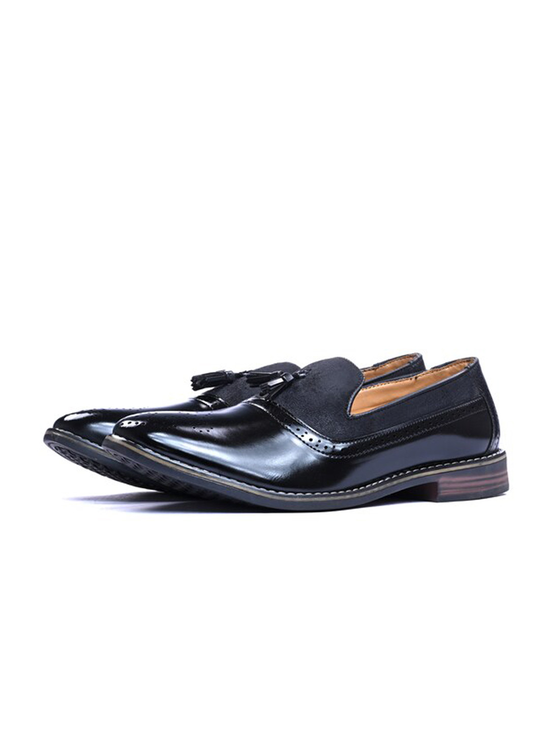 ITALIAN ELEGANZA Men Round Toe Lightweight Loafers
