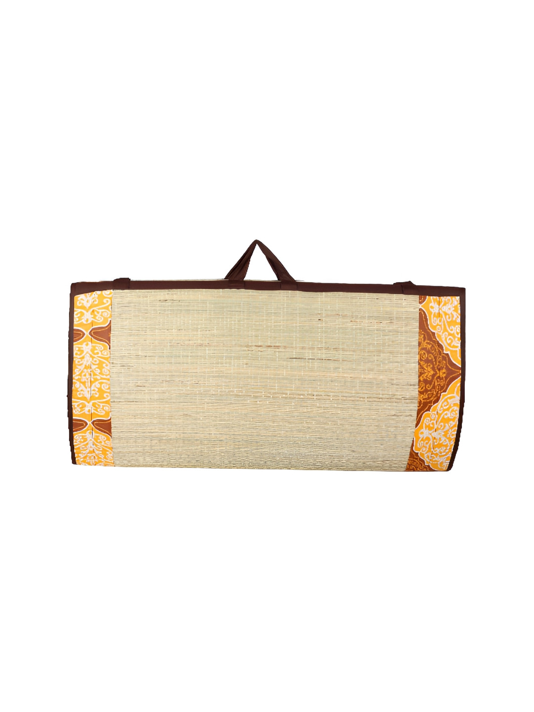 KALA DARSHAN CRAFTS BAZAR Brown Foldable Soft Thickness Carpet