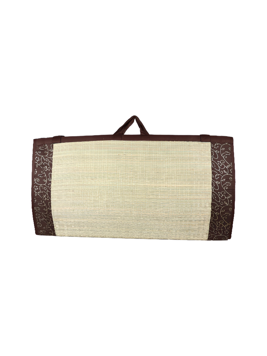 KALA DARSHAN CRAFTS BAZAR Brown Foldable Soft Thickness Carpet
