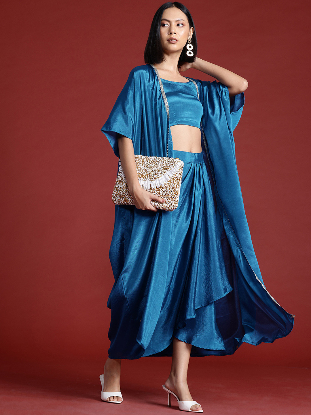 all about you Top with Skirt & Shrug Co-Ord Set