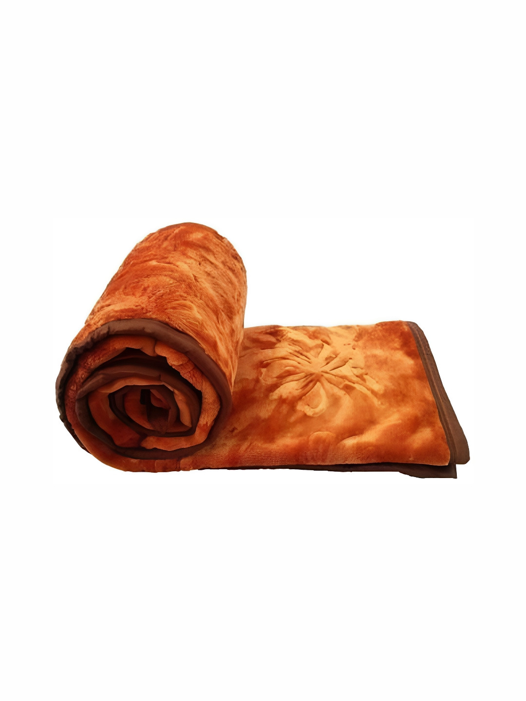 RF RELAXFEEL Gold-Toned Floral Heavy Winter 400 GSM Single Bed Blanket