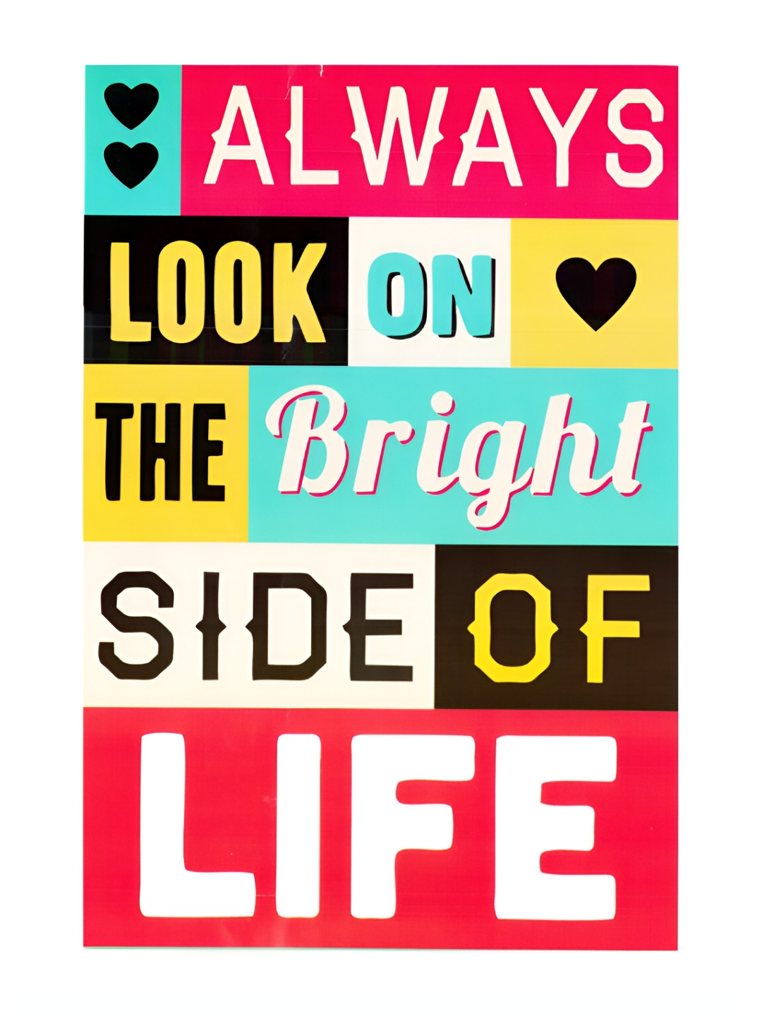 Hawai Blue & White Printed Paper Wall Poster