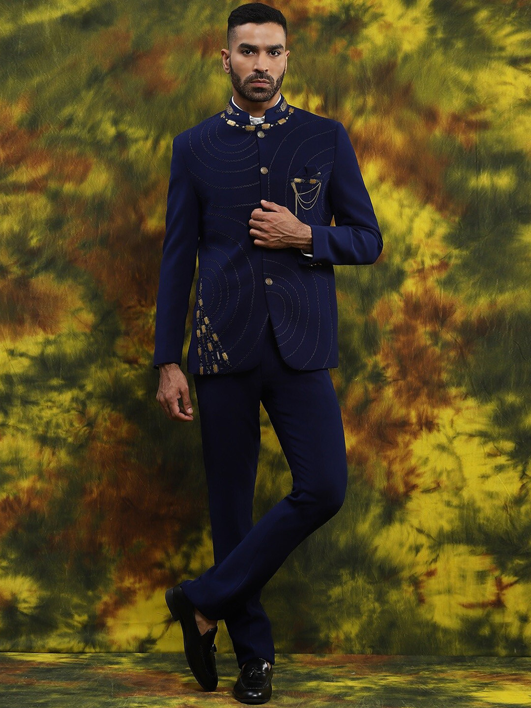 Soniya g 3-Pcs Bandgala Suits Set