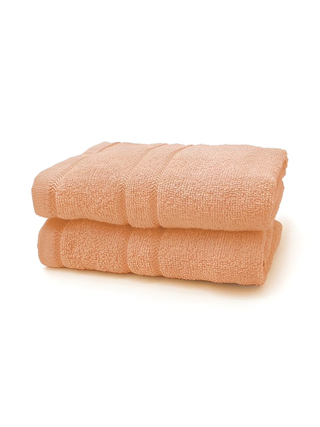 Signature Matriz Zero Twist Peach-Coloured 2-Pcs Pure Cotton Hand Towels