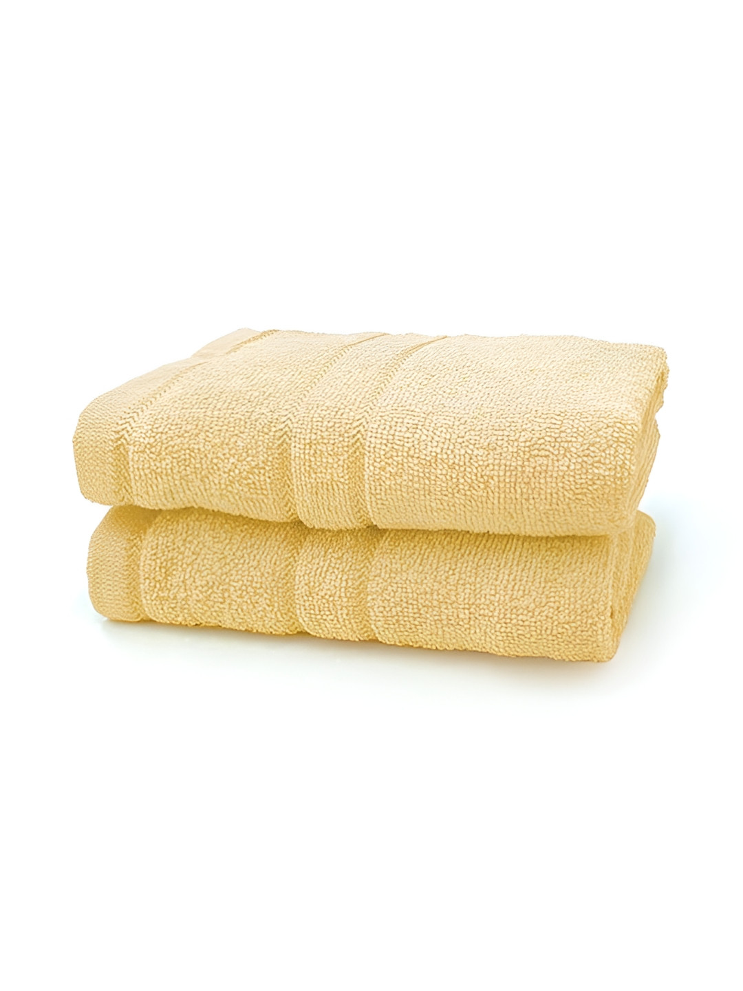 Signature Zero Twist Yellow 2-Pcs Pure Cotton Hand Towels