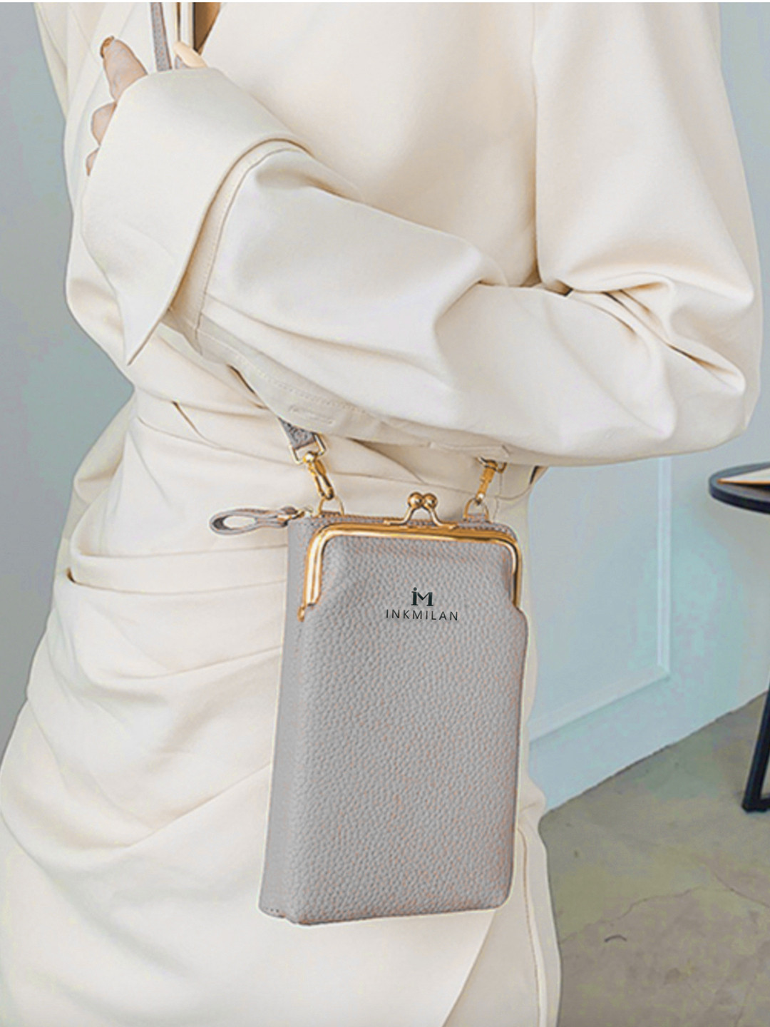 INKMILAN PU Swagger Sling Bag