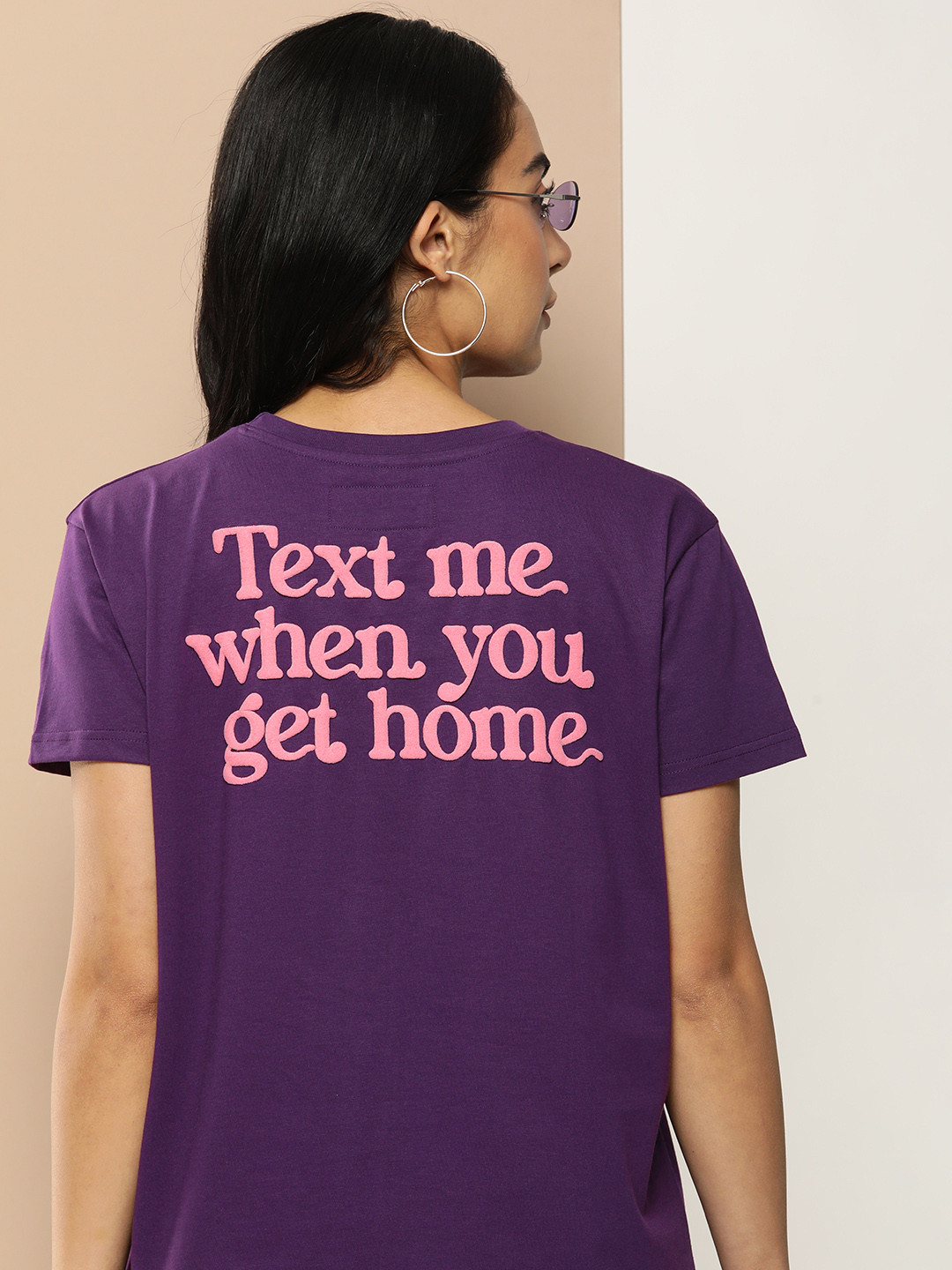 Difference of Opinion Women Typography Printed Regular Fit T-shirt