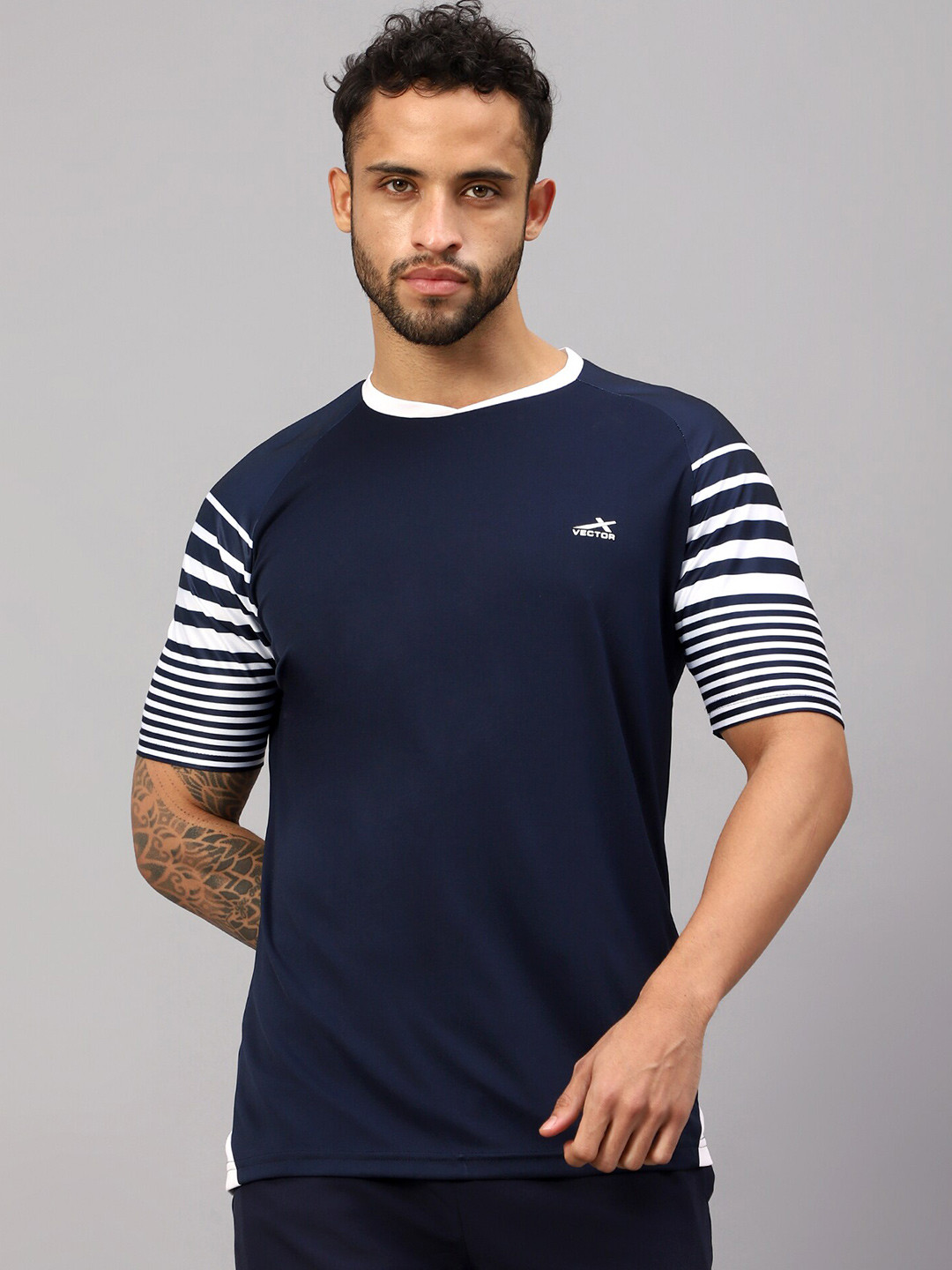 VECTOR X Round Neck Raglan Sleeves Sports T-shirt