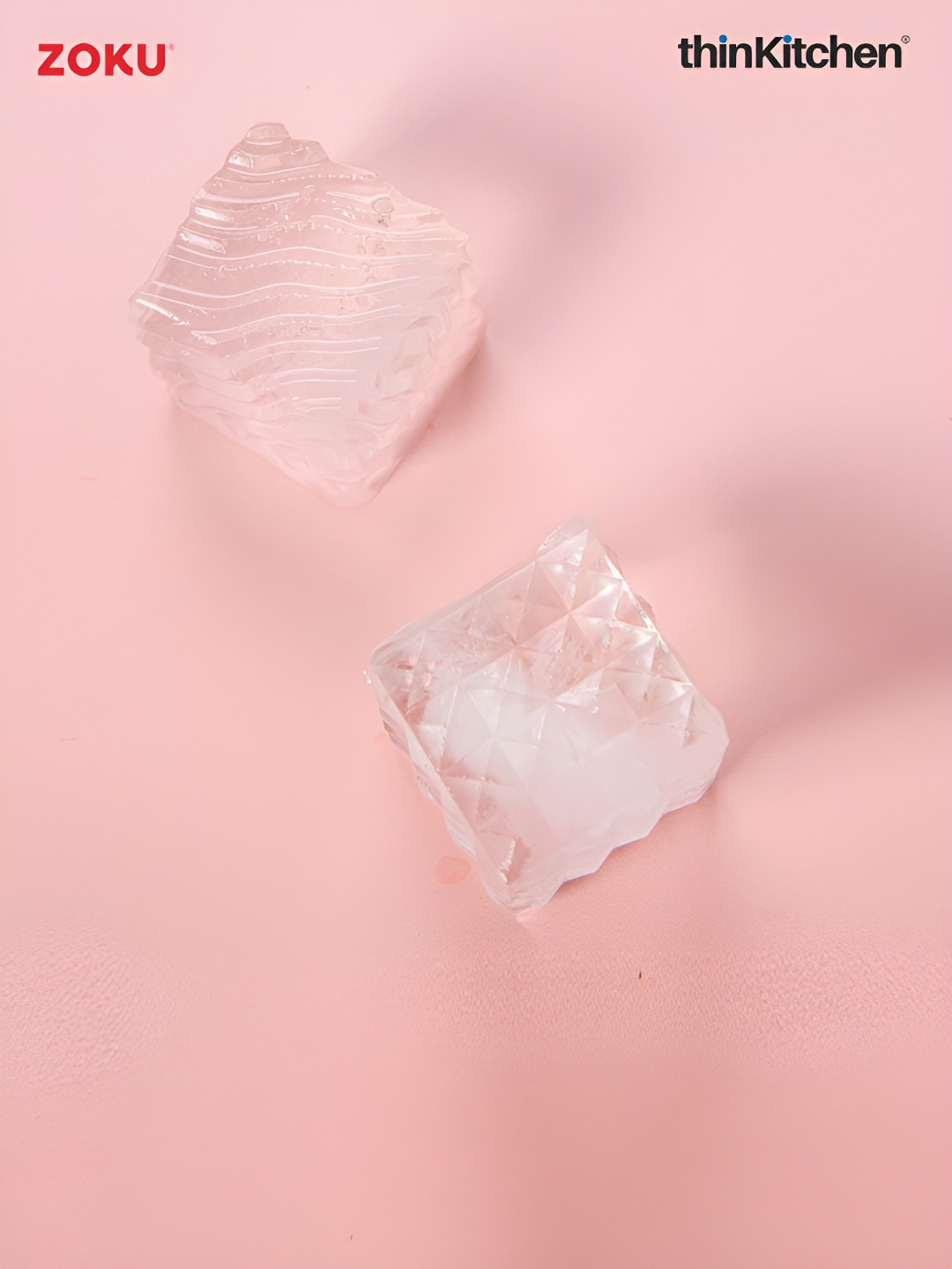 ZOKU Red Textured Ice Mould