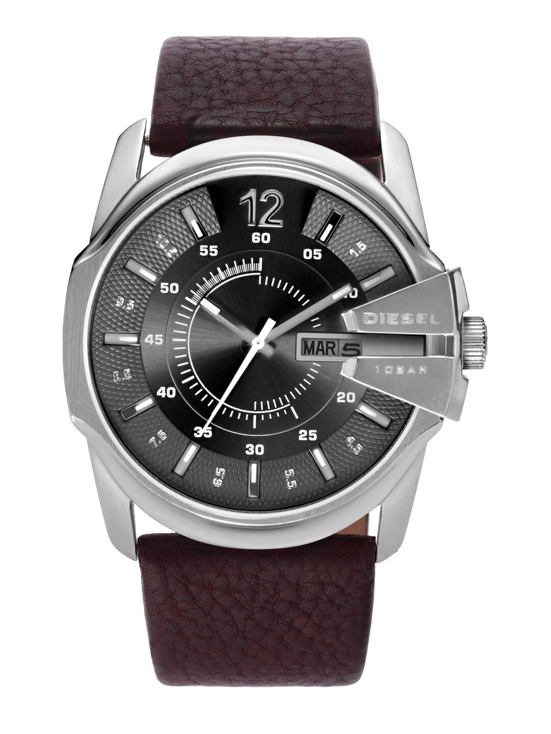 DIESEL Men Gunmetal-Toned Dial Watch DZ1206I