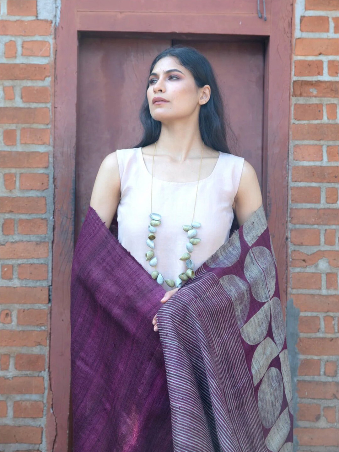AESHAANE Printed Silk Scarves