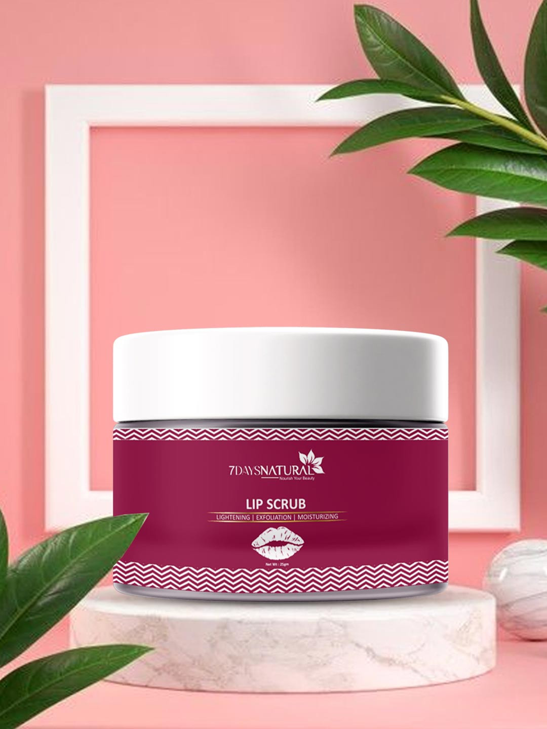 7DAYSNATURAL Mint Lip Polish Exfoliating Sugar With Cocoa & Peppermint Oil Lip Scrub-25gm