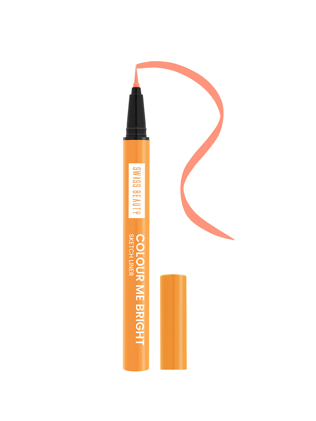 SWISS BEAUTY Quick Drying & Matte Colour Me Bright Sketch Eyeliner 0.7ml - Orange Lush