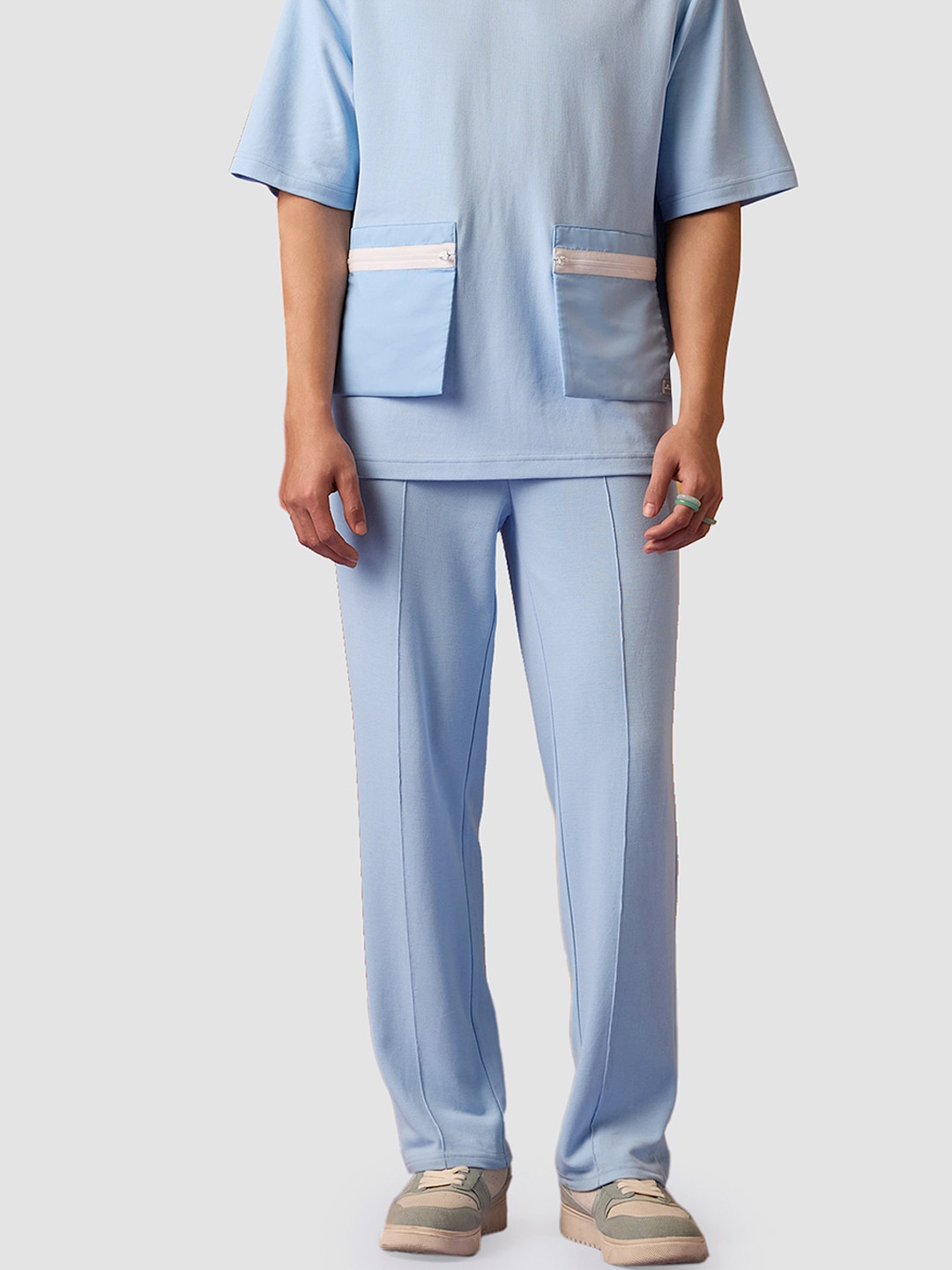 Muvazo Men Day Break Horizon Mid-Rise Regular Fit Track Pant