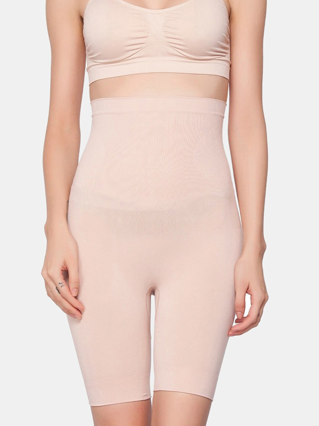 FiveFlag Ribbed Tummy & Thigh Shaper