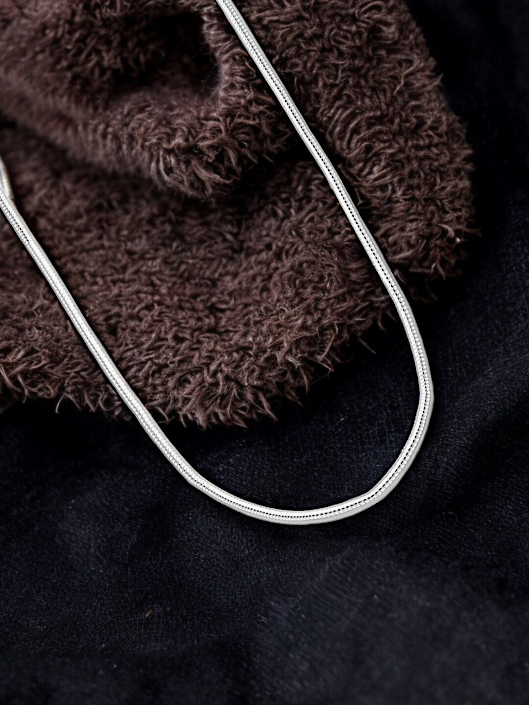 Taraash 925 Sterling Silver Compact Chain