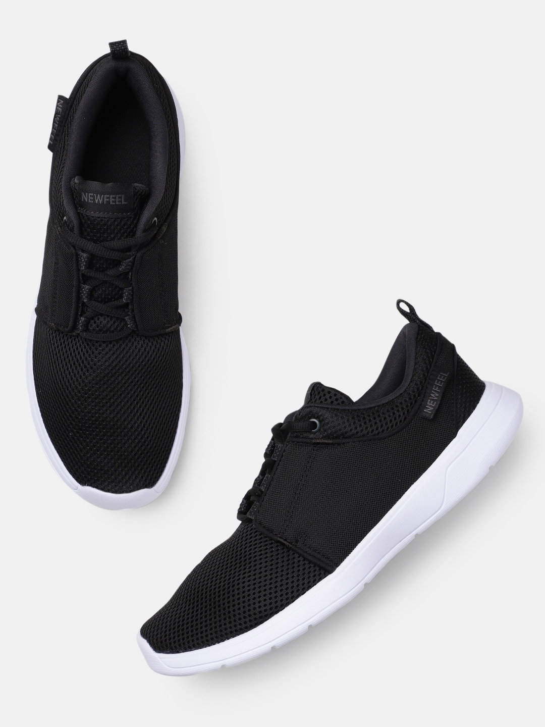 Buy Newfeel By Decathlon Men Black Urban Walking Shoes Sports Shoes for Men 28613592 Myntra