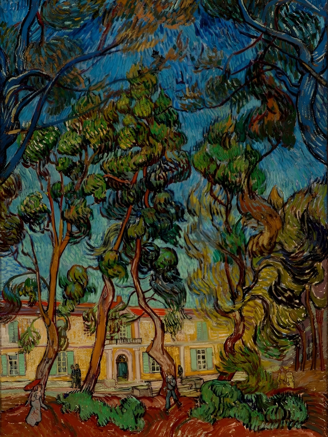 AdventuresIndia Canvas Wall Rectangle Paintings Wall Art - 7.08 x 9.44In