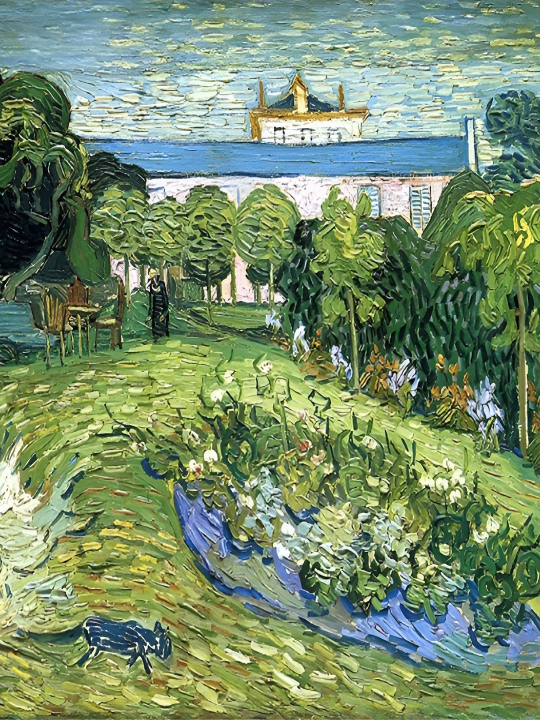 Adventures India Green & Blue Canvas Wall Painitng