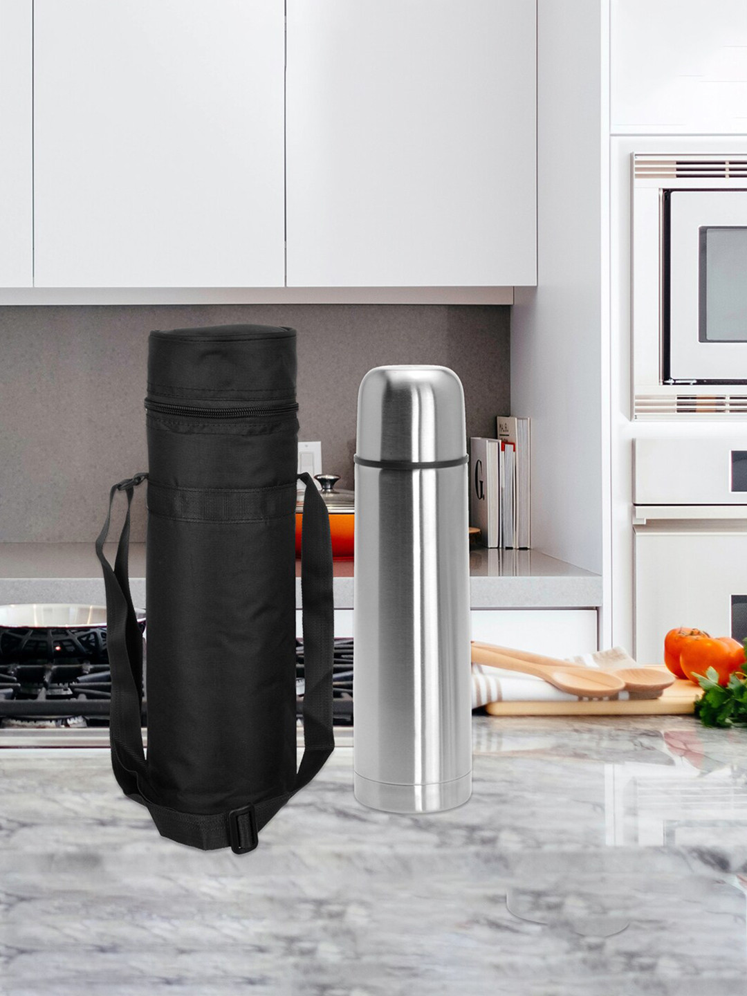 Kuber Industries Black Water Bottle Bag