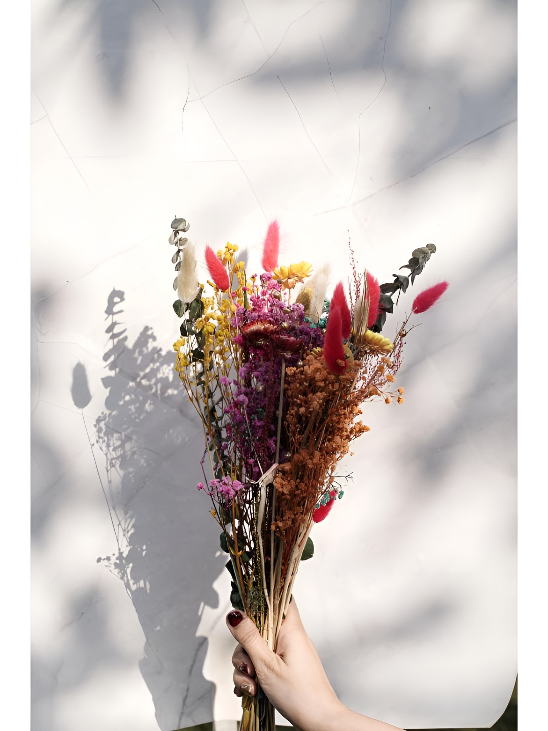 ArteCasa Yellow Red Dried Whisper Bunch