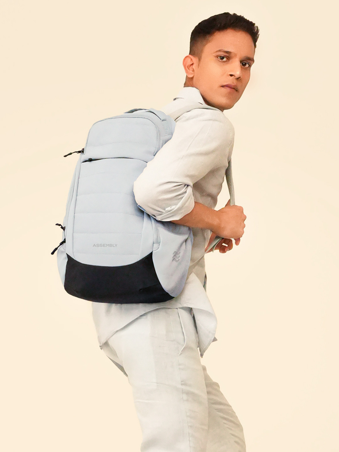 Assembly Water Resistant Laptop Backpack Up to 16 Inch for Travel -25L