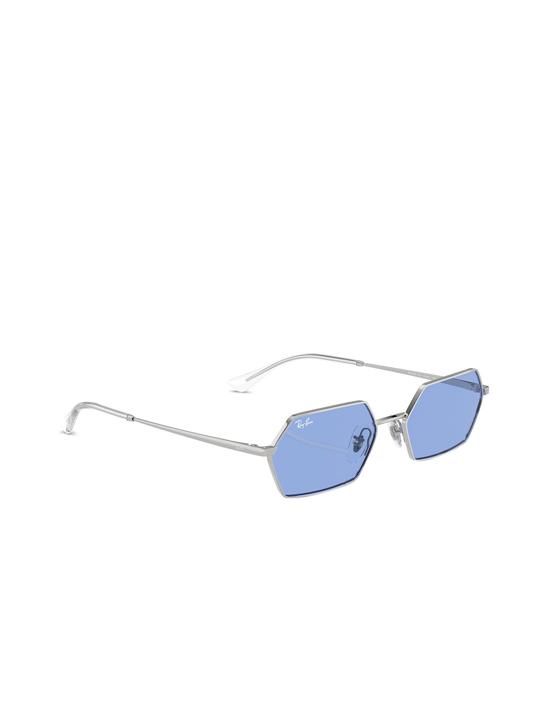 Ray-Ban Pulse Unisex UV Protected Blue Lens Rectangle Sunglasses - 0RB3728003/8058
