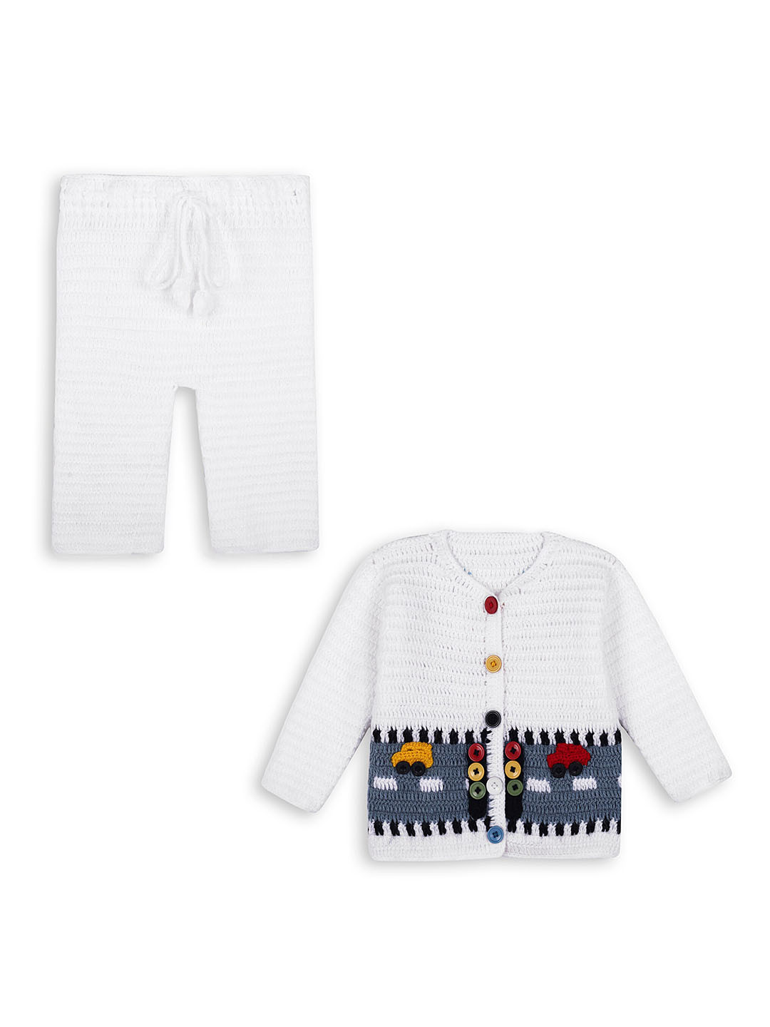 WINDROP SOLUTIONS Kids Round Neck Long Sleeves Pure Wool T-shirt with Pyjamas