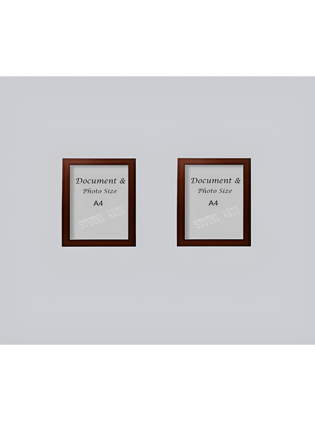 Stuthi Arts Brown 2 to 4 Pieces Wood Wall Photo Frames