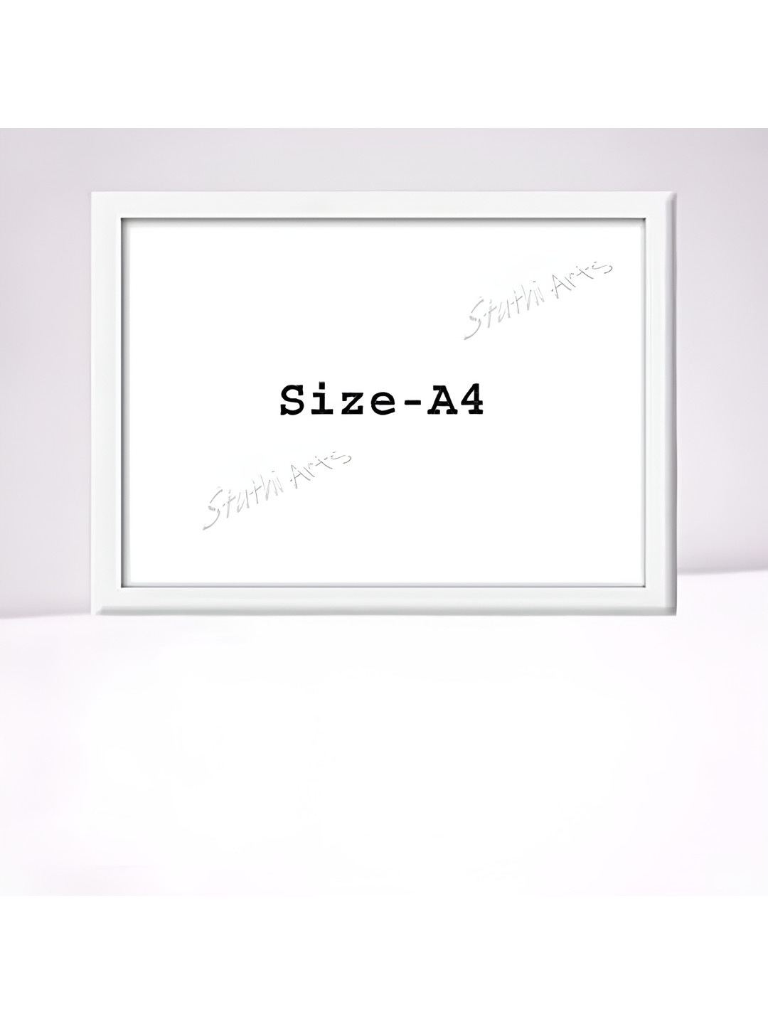 Stuthi Arts White Wood Wall Photo Frame