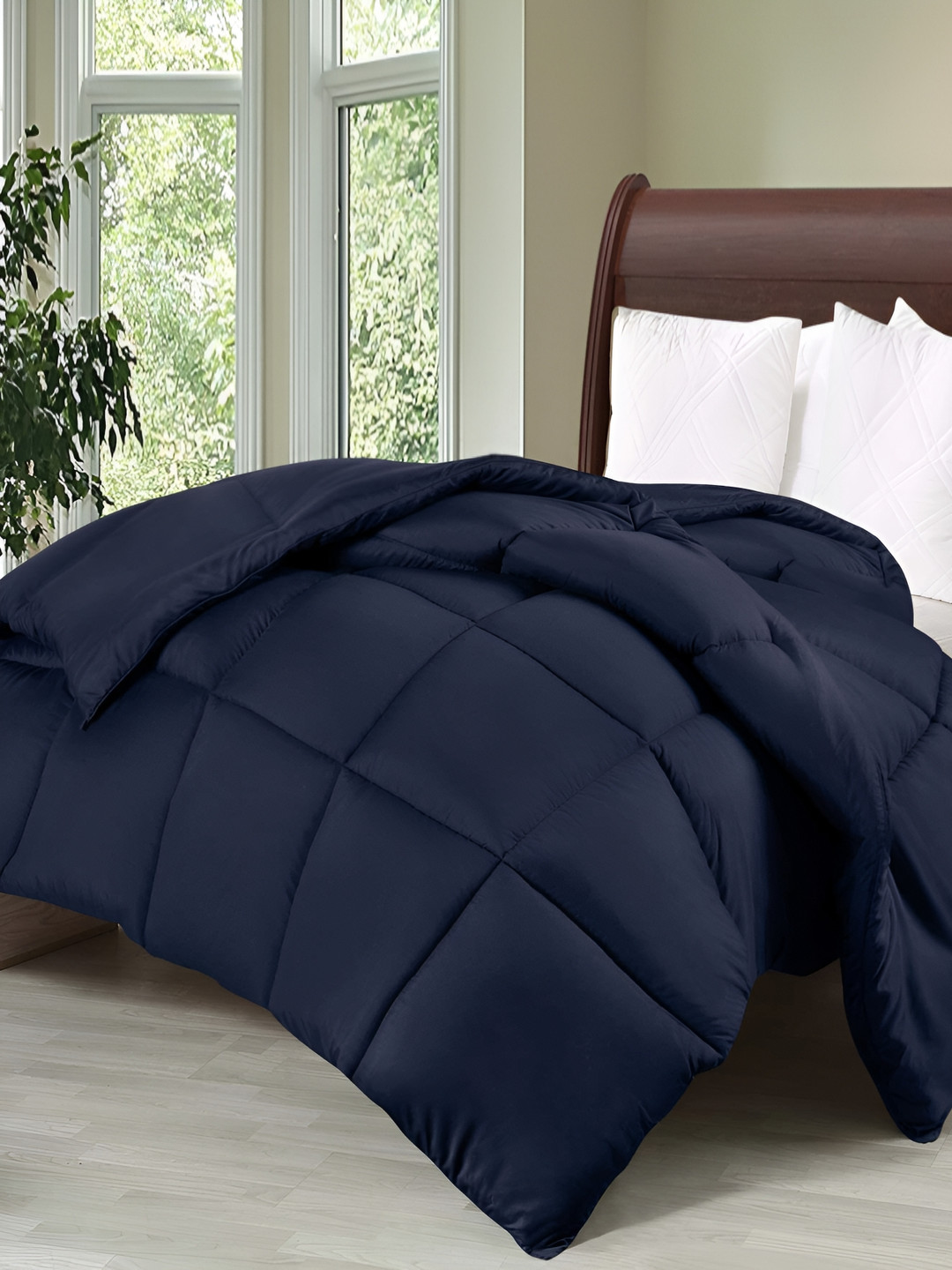 RF RELAXFEEL Blue Microfibre Heavy Winter 233 GSM Double Bed Duvet