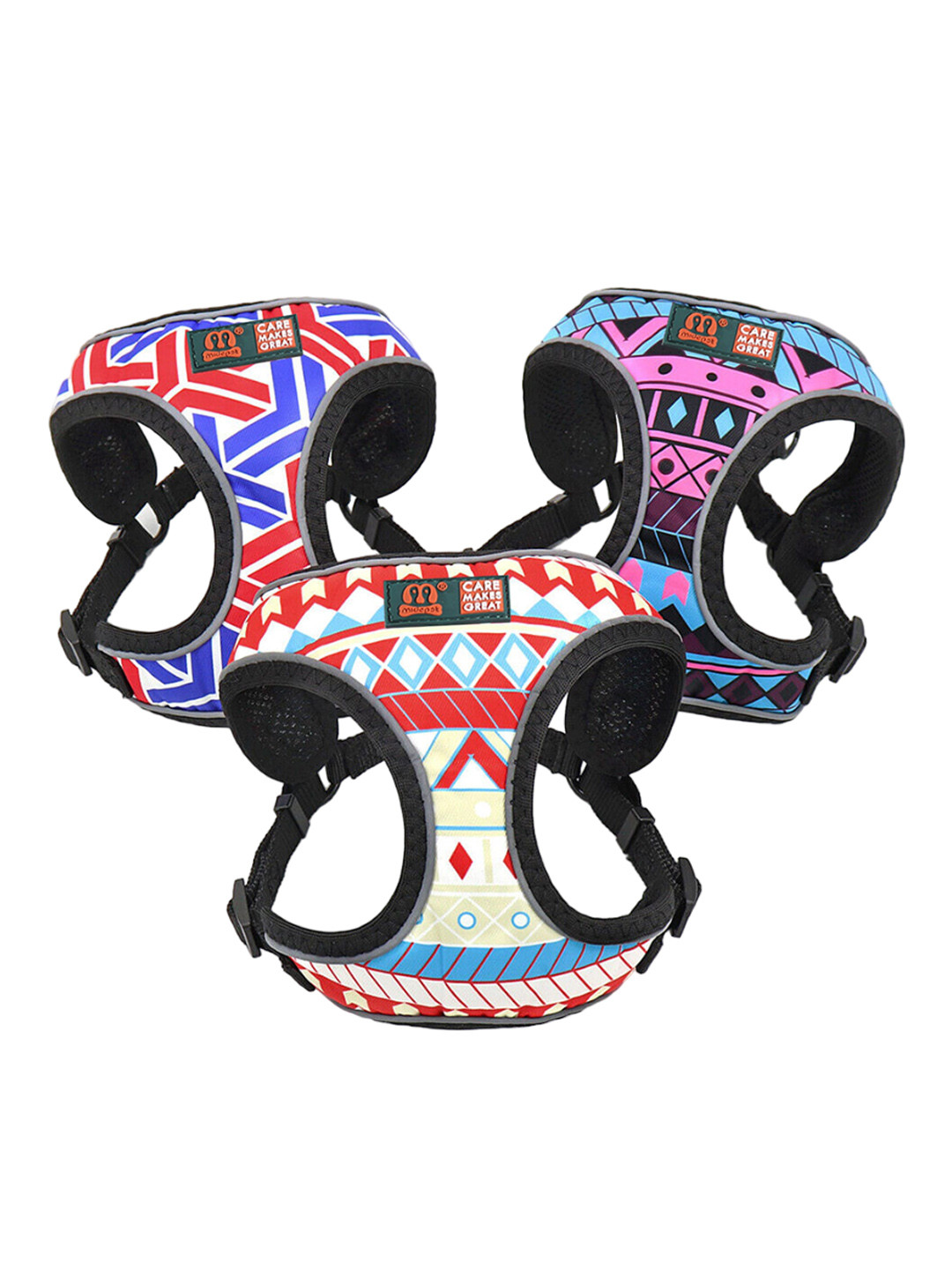 Emily pets Graphic-Printed Dog Harnesses