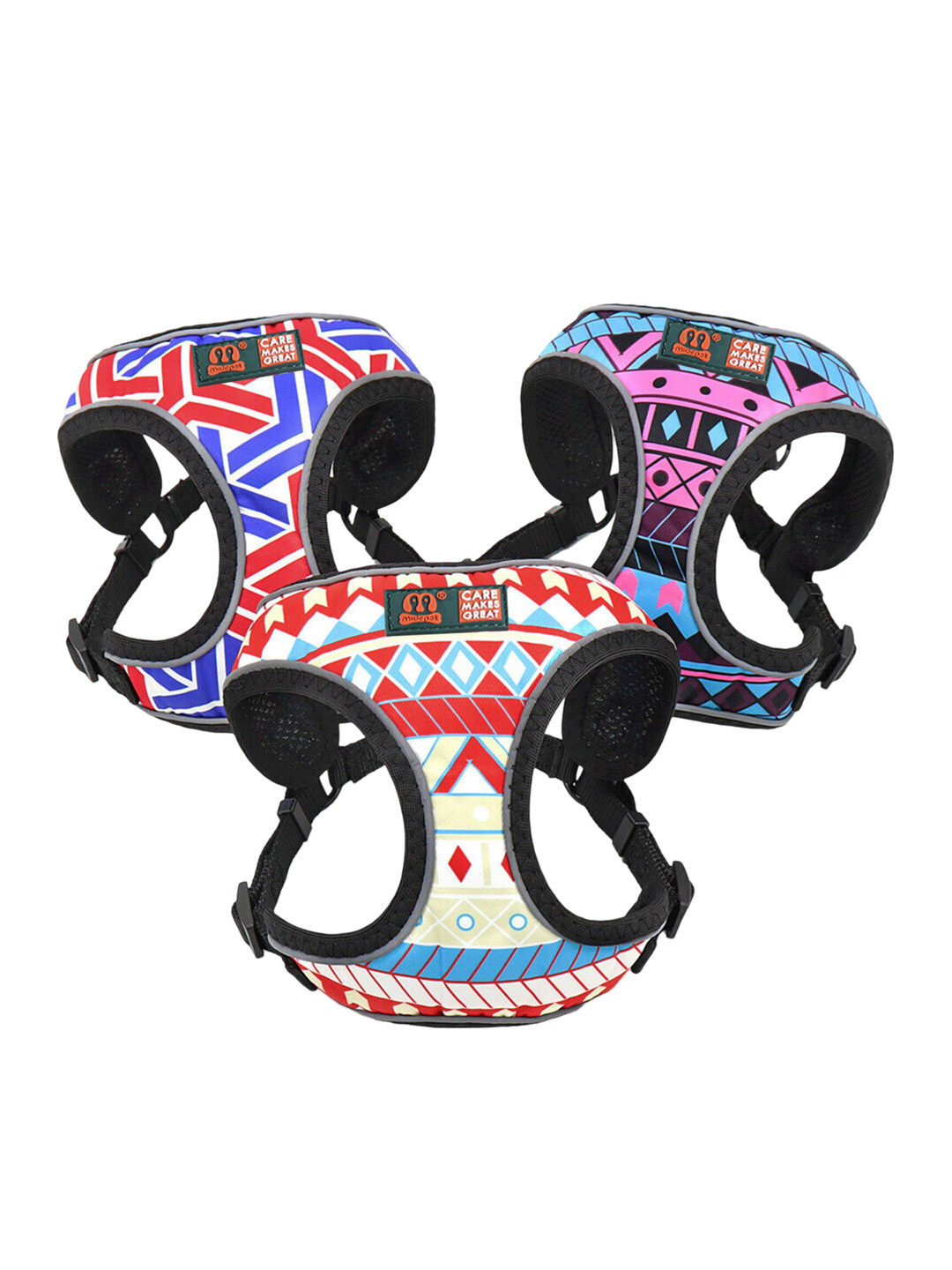 Emily pets Graphic-Printed Dog Harnesses
